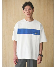【SALE／30%OFF】UNITED ARROWS green label relaxing 【別注】＜CHUMS＞GLR ライン ポケット 半袖 Tシャツ ユナイテッドアローズ グリーンレーベルリラクシング トップス カットソー・Tシャツ ホワイト ベージュ【送料無料】