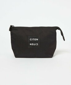 CITEN ＜CITEN＞クリアロゴマルチポーチ シテン 財布・ポーチ・ケース ポーチ ブラック グレー