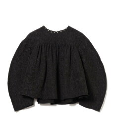 【SALE／50%OFF】EFFE BEAMS ミニパール ブラウス ビームス アウトレット トップス シャツ・ブラウス ブラック ベージュ【送料無料】