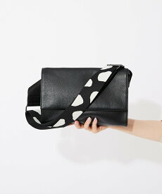 ear PAPILLONNER ワイドテープショルダーバッグ イア パピヨネ バッグ ショルダーバッグ ブラック シルバー グレー ブルー ベージュ【送料無料】