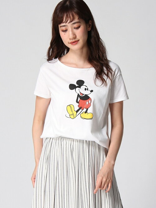 Sisley W Disney ディズニー コラボ ミッキー ミニーマウス半袖tシャツ Rakuten Fashion 楽天ファッション 旧楽天ブランドアベニュー R817