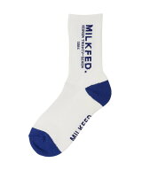MILKFED. STENCIL LOGO SOCKS ミルクフェド アクセサリー・腕時計 その他のアクセサリー・腕時計 ホワイ…