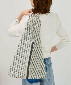 VERMEIL par iena 《追加8》VERMEIL モノグラムエコバッグMedium ヴェルメイユ パー イエナ バッグ その他のバッグ グレー ブラウン【送料無料】