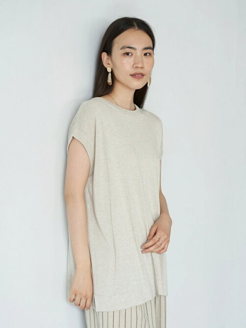 American Holic リネンブレンドフレンチスリーブニットプルオーバー Rakuten Fashion 楽天ファッション 旧楽天ブランドアベニュー Be28