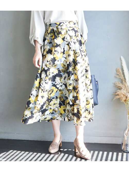 Rope Picnic 新色追加 ビッグフラワーロングスカート Rakuten Fashion 楽天ファッション 旧楽天 ブランドアベニュー Bg28