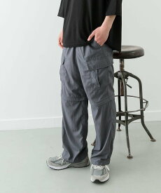 【SALE／66%OFF】URBAN RESEARCH ITEMS 『セットアップ対応』スーパーライトナイロン2wayカーゴパンツ アーバンリサーチアイテムズ パンツ その他のパンツ ブラック