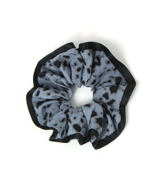 【SALE／50%OFF】GLOBAL WORK レオパード柄シュシュ/592932 グローバルワーク ヘアアクセサリー ヘアゴム ブルー ブラック