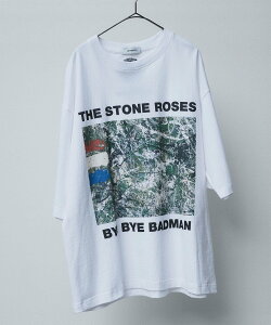 Johnbull Private labo �A�[�e�B�X�gT�V���c(THE STONE ROSES / BYE BYE BADMAN) �W�����u���v���C�x�[�g���{ �g�b�v�X �J�b�g�\�[�ET�V���c �z���C�g�y���������z