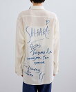 YAMAZAKIテキスタイルペイントプリントシャツ