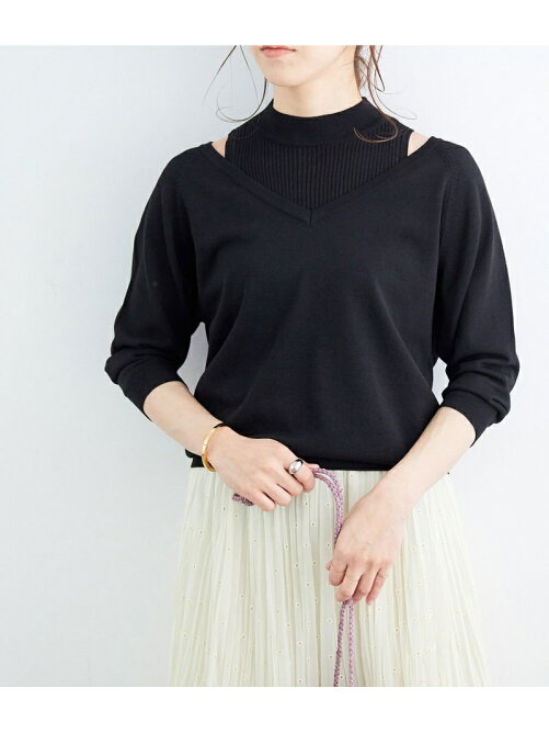 Rope レイヤードセットニットプルオーバー Rakuten Fashion 楽天ファッション 旧楽天ブランドアベニュー At39