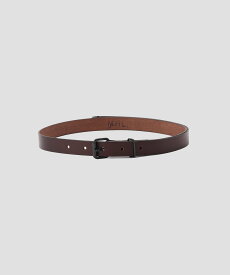MHL. ROLLER BUCKLE LEATHER BELT マーガレット・ハウエル ファッション雑貨 ベルト ブラック【送料無料】