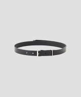 MHL. ROLLER BUCKLE LEATHER BELT マーガレット・ハウエル ファッション雑貨 ベルト ブラック【送料無料】