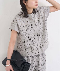 JOURNAL STANDARD 別注【TICCA / ティッカ】 レースフレンチシャツ JSP ジャーナル スタンダード トップス シャツ・ブラウス グレー カーキグリーン ホワイト【送料無料】