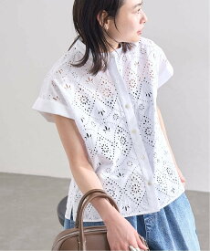 JOURNAL STANDARD 別注【TICCA / ティッカ】 レースフレンチシャツ JSP ジャーナル スタンダード トップス シャツ・ブラウス グレー カーキグリーン ホワイト【送料無料】