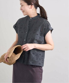 JOURNAL STANDARD 別注【TICCA / ティッカ】 レースフレンチシャツ JSP ジャーナル スタンダード トップス シャツ・ブラウス グレー カーキグリーン ホワイト【送料無料】