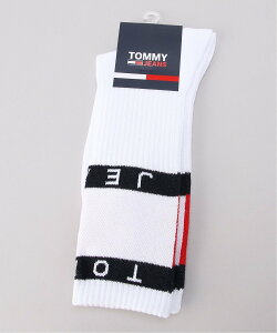 TOMMY JEANS TJ BIG FLAG SOCKS g~[qtBK[ CEbOEFA ̑̌CEbOEFA zCg u[