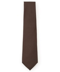 Aquascutum MEN Plain Jaquard Tie アクアスキュータム スーツ・フォーマル ネクタイ・蝶ネクタイ ブラウン ネイビー【送料無料】