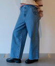 別注 サイドレースアップリボンデニム 24AW