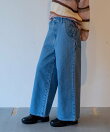 別注 サイドレースアップリボンデニム 24AW
