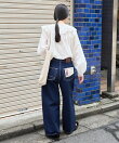 別注 サイドレースアップリボンデニム 24AW