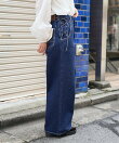 別注 サイドレースアップリボンデニム 24AW
