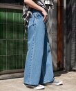 別注 サイドレースアップリボンデニム 24AW
