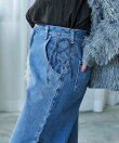 別注 サイドレースアップリボンデニム 24AW