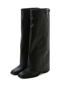 FRAY I.D ゲートルロングブーツ フレイ アイディー シューズ・靴 ブーツ ブラック【送料無料】