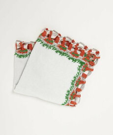 UNITED ARROWS ＜近沢レース店＞ナポリタン ハンカチ ユナイテッドアローズ ファッション雑貨 ハンカチ・ハンドタオル グレー ピンク