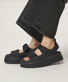 UNITED ARROWS green label relaxing ＜UGG＞ゴールデングロウ サンダル ユナイテッドアローズ グリーンレーベルリラクシング シューズ・靴 サンダル ブラック【送料無料】