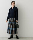 【洗濯機OK】抜け感スキッパーポロニット