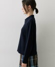 【洗濯機OK】抜け感スキッパーポロニット