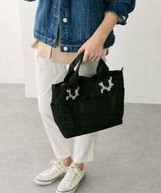 ear PAPILLONNER 樹脂パーツトートバッグSサイズ イア パピヨネ バッグ トートバッグ ブラック グレー【送料無料】