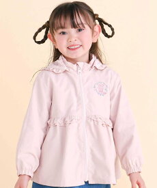 SLAP SLIP リボン刺しゅうリバーシブルタフタジャケット(80~130cm) ベベ オンライン ストア ジャケット・アウター その他のジャケット・アウター ピンク ブルー【送料無料】