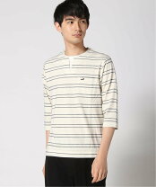 楽天市場】七分袖 カットソー ボーダー（メンズファッション）の通販 ボーダー切替 7分袖Tシャツ ホワイト×ブラック カジュアル