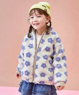 devirock えらべる総柄デザイン 洗える ボアブルゾン 子供服 キッズ 男の子 女の子 26AW デビロック ジャ…