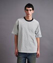 【SALE／20%OFF】monkey time BEAUTY&YOUTH UNITED ARROWS ＜VATANLOOP * monkey time＞ オーガニック ボーダー Tシャツ ビューティー＆ユース　ユナイテッドアローズ トップス カットソー・Tシャツ ホワイト グレー ブラック【送料無料】