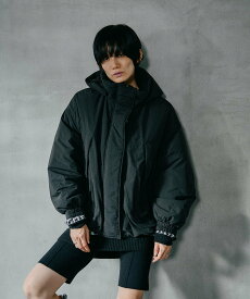 【SALE／30%OFF】LEPSIM 【撥水加工付き】エアサーマル2WAYショートコート レプシィム ジャケット・アウター ナイロンジャケット グレー ブラック【送料無料】