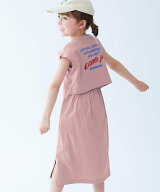 devirock 後ろ姿もかわいい 綿100% バックデザイン 半袖ワンピース 子供服 キッズ 女の子 26SS デビロッ…