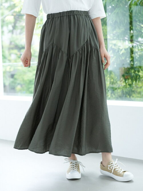 American Holic ジグザグギャザーロングスカート Rakuten Fashion 楽天ファッション 旧楽天ブランドアベニュー Be2904