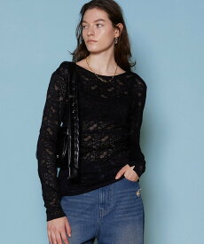 MAISON SPECIAL With Bra 2way Lace Tops メゾンスペシャル トップス カットソー・Tシャツ ブラック ホワイト グリーン【送料無料】