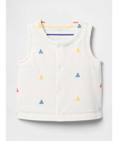 GAP (K)リバーシブルベスト (ベビー) ギャップ マタニティウェア・ベビー用品 ベビートップス ホワイト【送料無料】