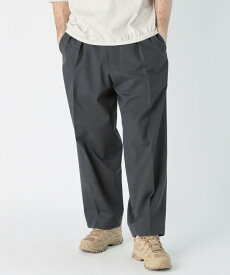 【SALE／50%OFF】FUSE トロピカル素材ワイドスラックス メンズ ビギ パンツ スラックス・ドレスパンツ グレー ネイビー【送料無料】