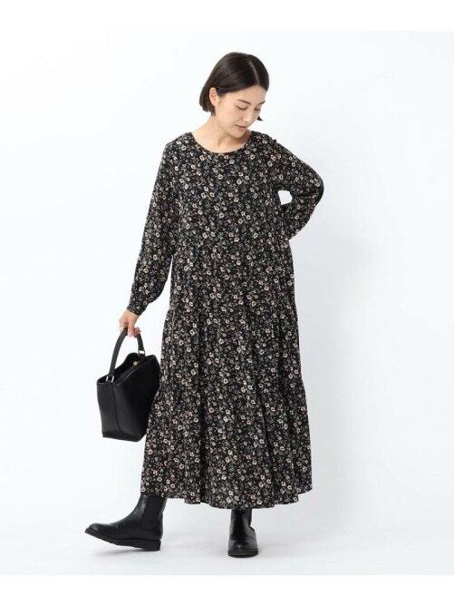 Untitled フラワープリントティアードワンピース 洗える Rakuten Fashion 楽天ファッション 旧楽天ブランドアベニュー Dr0905
