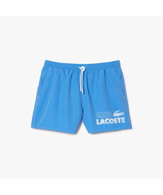 【SALE／40%OFF】LACOSTE ヴィンテージプリントスイムトランクス ラコステ 水着・スイムグッズ 水着 ブルー【送料無料】