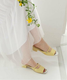 【SALE／70%OFF】RANDA スクエアカットミュールサンダル ランダ シューズ・靴 サンダル ピンク ホワイト イエロー