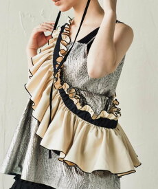 ORIENT MILLINERY DORA MELLOW【ドーラメロウ】フリルバッグ オリエント ミリナリー バッグ ボディバッグ・ウエストポーチ ブルー ベージュ グレー ホワイト ブラック【送料無料】