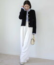 ベーシックタックワイドパンツ