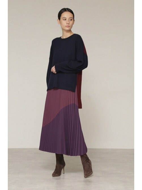 Bosch バイカラープリーツスカート Rakuten Fashion 楽天ファッション 旧楽天ブランドアベニュー Bu06