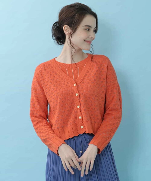 Jocomomola Raza 透かしニットカーディガン Rakuten Fashion 楽天ファッション 旧楽天ブランドアベニュー Cq06